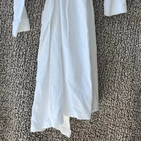 GILLIGAN & OMALLEY White Cotton Bath Robe - Picture 7 of 7